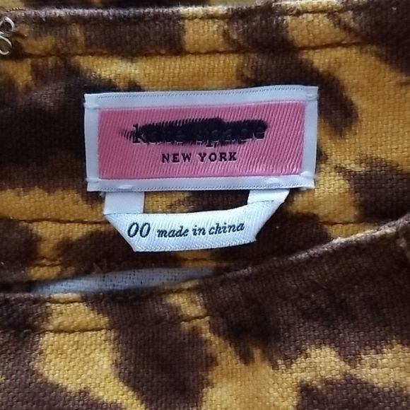 Kate Spade Panthera Cheetah Print Midi Skirt size 00 - Picture 8 of 9